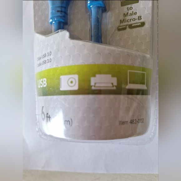 ATIVA Micro USB-A to MICRO-B USB 3.0 6 FT CABLE - Picture 3 of 4